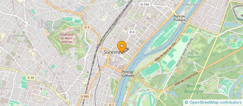 localisation de l'entreprise GRAIN DE BEAUTE à SURESNES