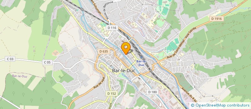 localisation de l'entreprise GRAIN DE BEAUTE SPA à BAR-LE-DUC
