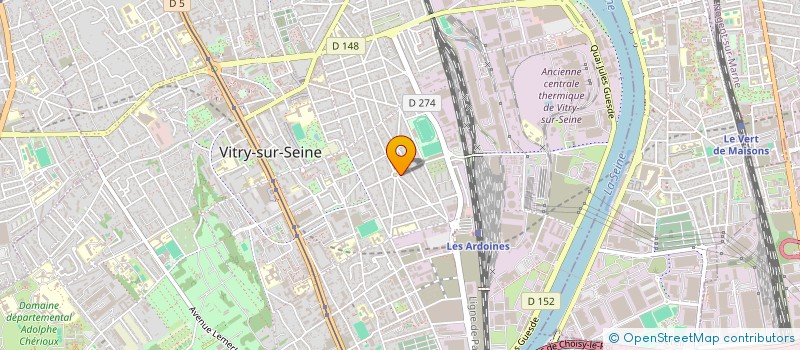 localisation de l'entreprise GRAIN DE BLE à VITRY-SUR-SEINE