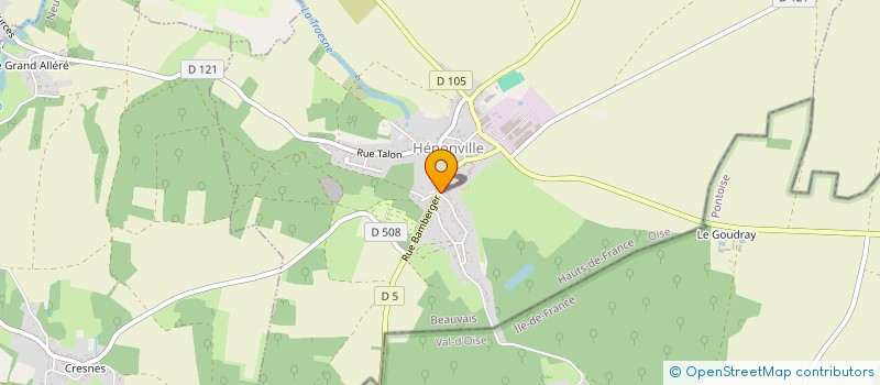 localisation de l'entreprise GRAIN DE CAFE à LE VESINET