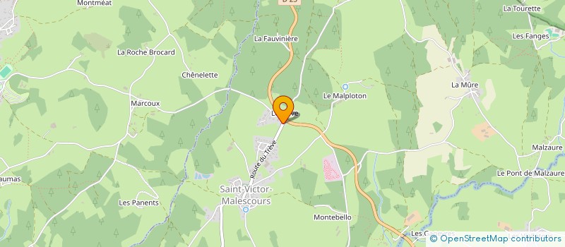 localisation de l'entreprise GRAIN DE CELLE  SAINT-VICTOR-MALESCOURS