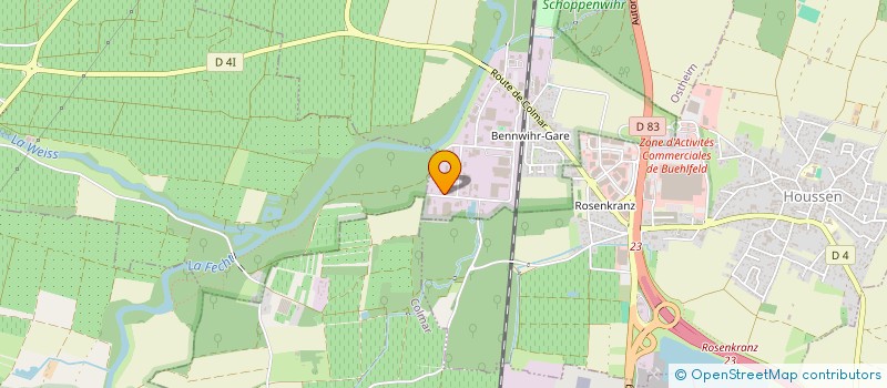 localisation de l'entreprise GRAIN DE COM  HORBOURG-WIHR