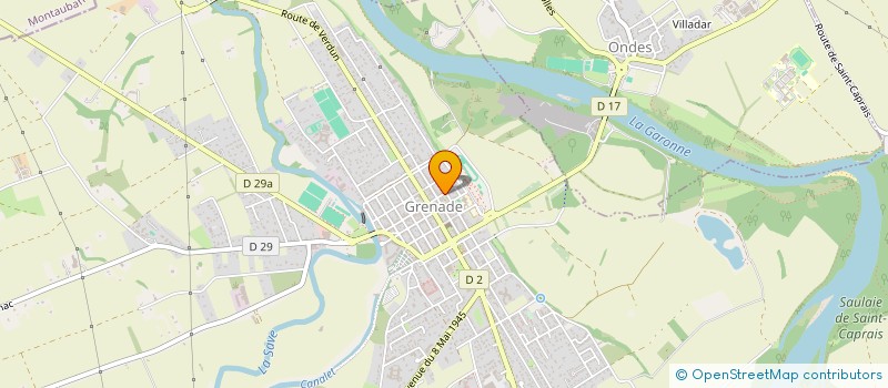 localisation de l'entreprise GRAIN DE FOLIE  GRENADE