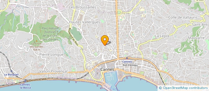 localisation de l'entreprise GRAIN DE LUNE à CANNES