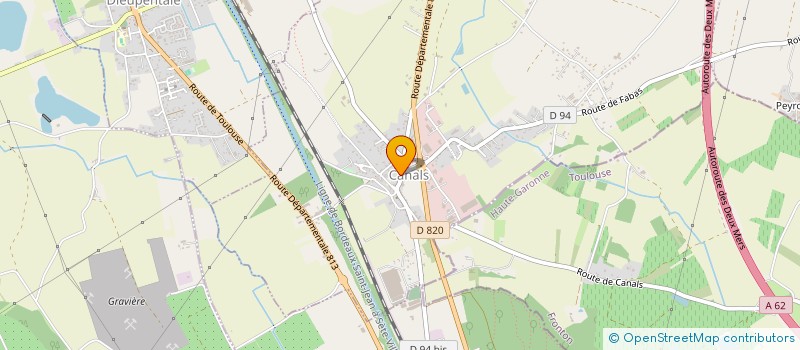 localisation de l'entreprise GRAIN DE LUPAS à CANALS
