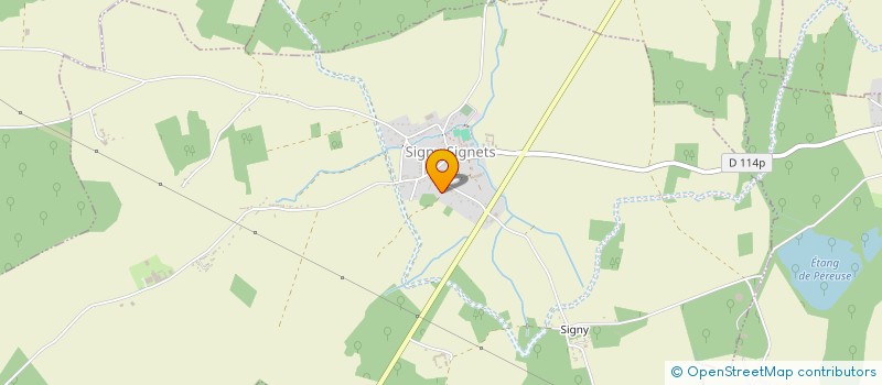 localisation de l'entreprise GRAIN DE SABLE  SIGNY-SIGNETS