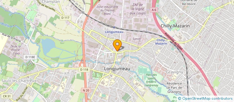 localisation de l'entreprise GRAIN DE SABLE à LONGJUMEAU