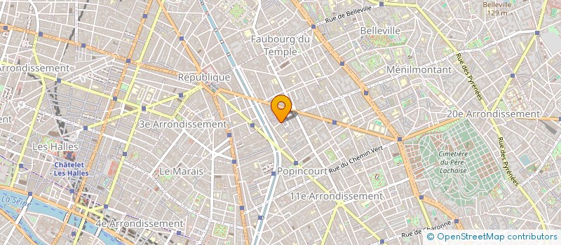 localisation de l'entreprise GRAIN DE SABLE  PARIS