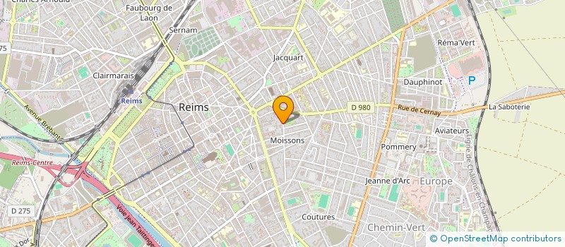 localisation de l'entreprise GRAIN DE SABLE  REIMS