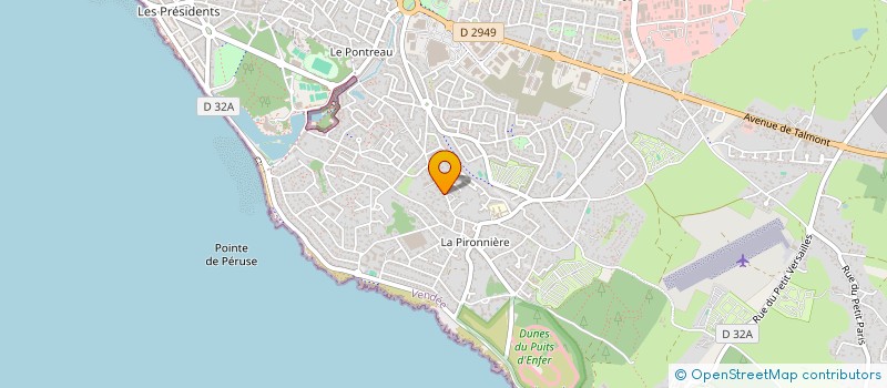 localisation de l'entreprise GRAIN DE SABLES à LES SABLES D'OLONNE