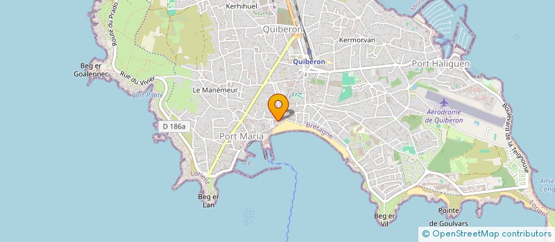 localisation de l'entreprise GRAIN DE SEL  QUIBERON