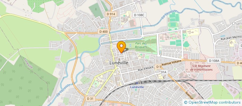 localisation de l'entreprise GRAIN DE SEL  LUNEVILLE