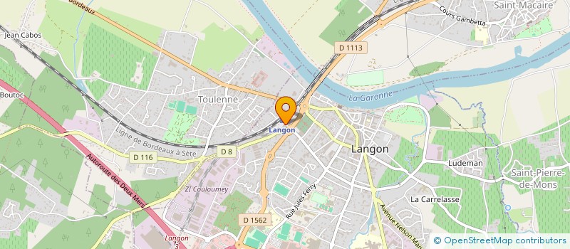 localisation de l'entreprise GRAIN DE SEL  LANGON