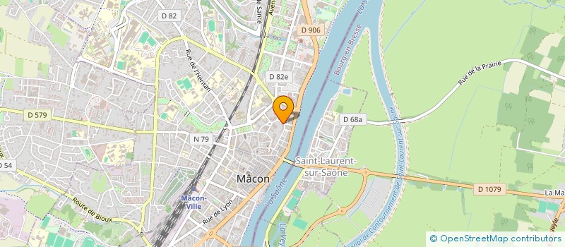 localisation de l'entreprise GRAIN DE SEL CAFE à MACON