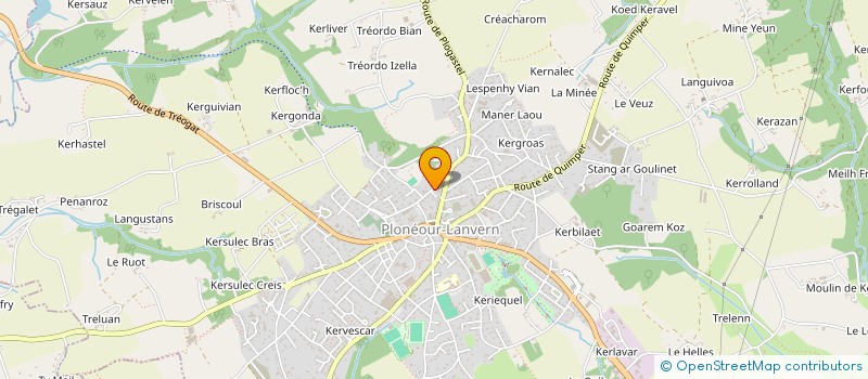 localisation de l'entreprise GRAIN DE SEL THEATRE  PLONEOUR-LANVERN