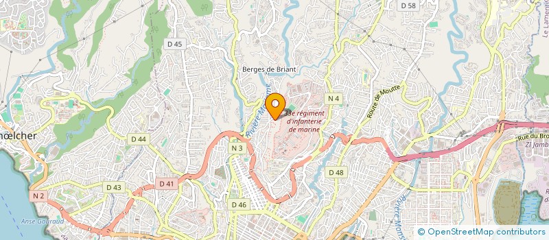 localisation de l'entreprise GRAIN DE SENEVE  FORT-DE-FRANCE