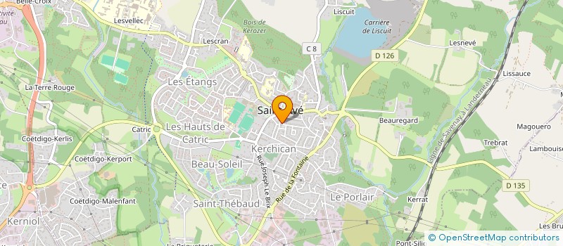 localisation de l'entreprise GRAIN DE THE  SAINT-AVE