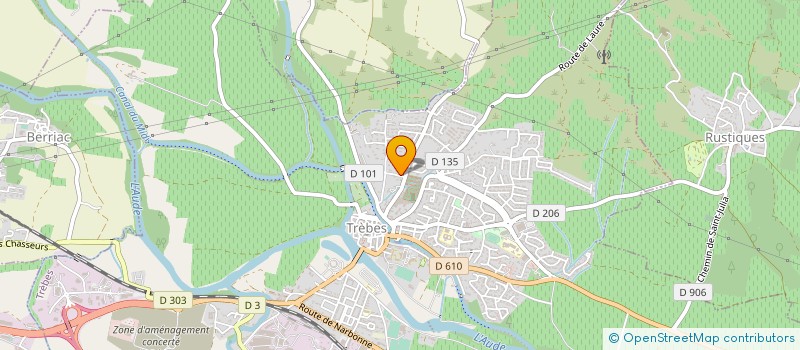 localisation de l'entreprise GRAIN DORE  TREBES