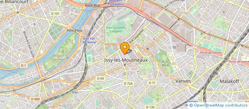 localisation de l'entreprise GRAIN POLLEN à ISSY-LES-MOULINEAUX