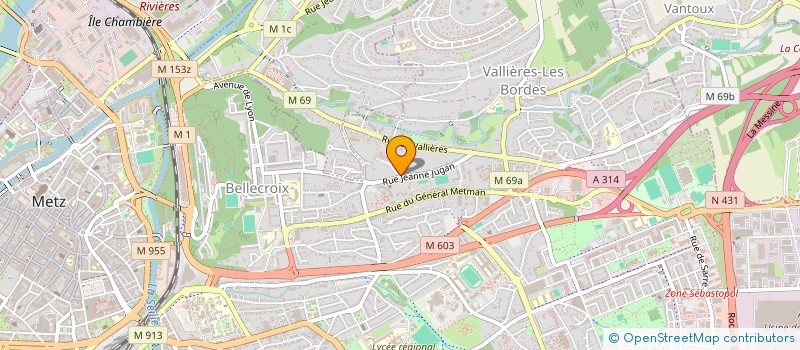 localisation de l'entreprise GRAINCA C.S  METZ