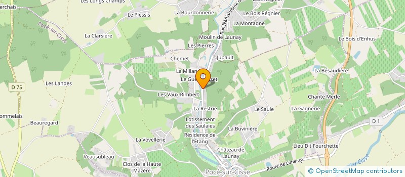 localisation de l'entreprise GRAINE  POCE-SUR-CISSE