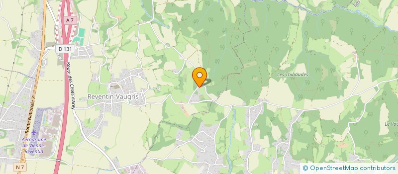localisation de l'entreprise GRAINE BUTTEE PERMACULTURE  REVENTIN-VAUGRIS