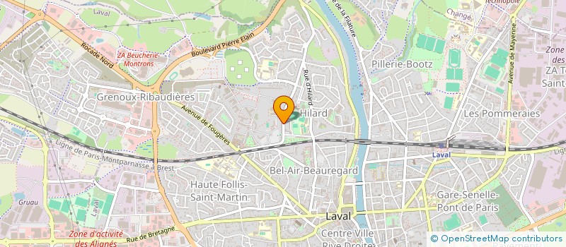 localisation de l'entreprise GRAINE D'EDUC-ACTION à LAVAL