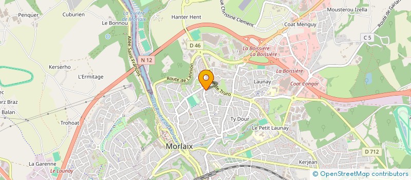 localisation de l'entreprise GRAINE D'ELISE à MORLAIX