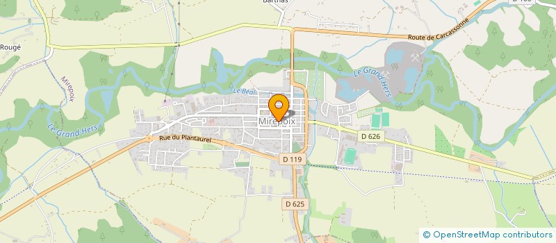 localisation de l'entreprise GRAINE D'ESPOIR à MIREPOIX