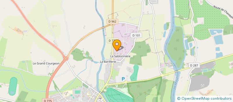 localisation de l'entreprise GRAINE D'HOMME à LE LION D'ANGERS