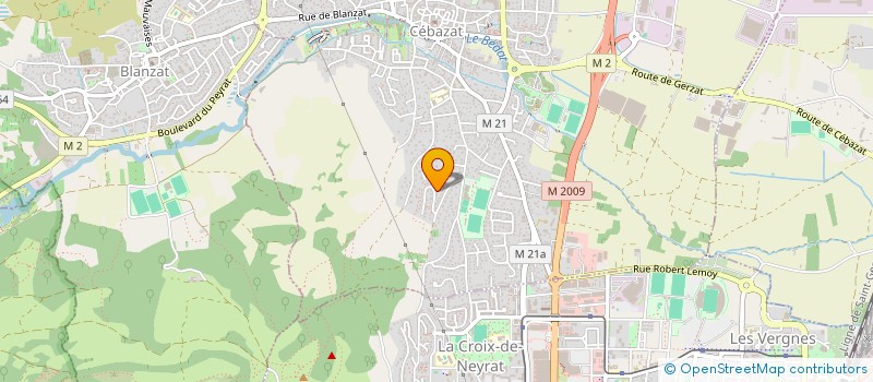 localisation de l'entreprise GRAINE D'HUMANITE  CEBAZAT