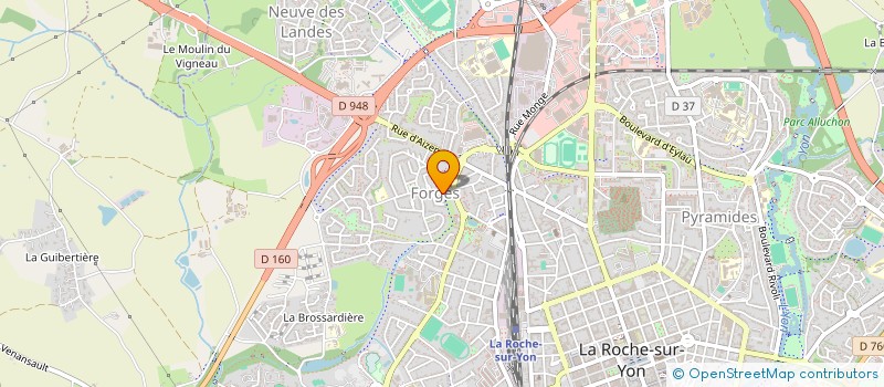 localisation de l'entreprise GRAINE D'I.D. à LA ROCHE-SUR-YON