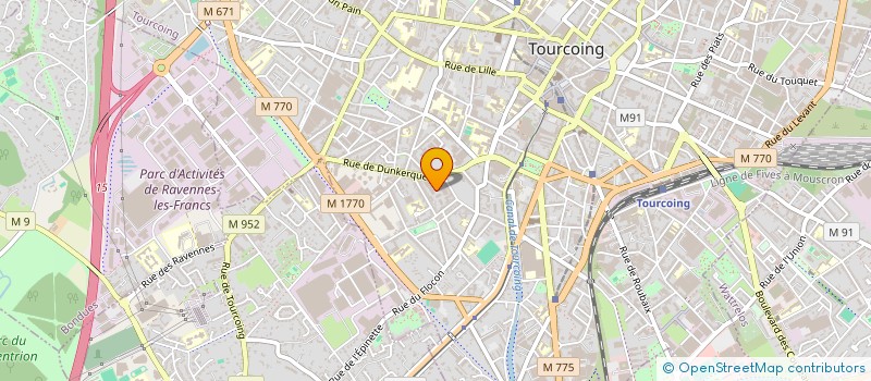 localisation de l'entreprise GRAINE D'INTERIEUR à TOURCOING