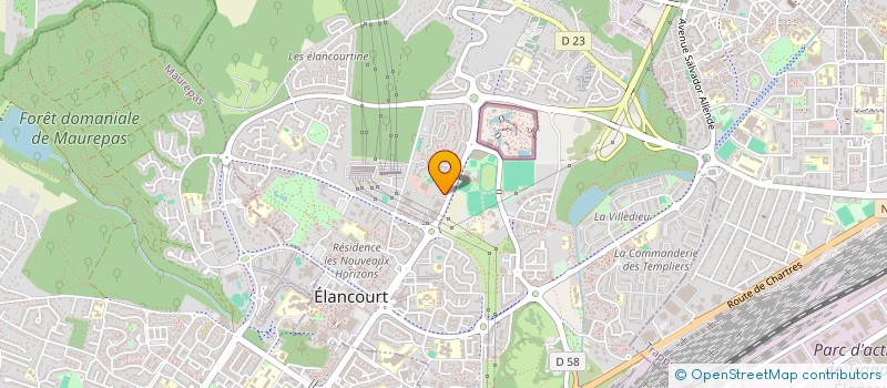 localisation de l'entreprise GRAINE D' ONYX  ELANCOURT