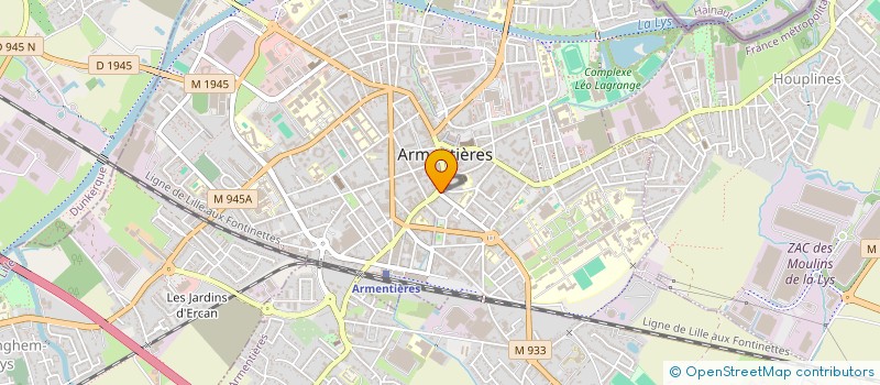 localisation de l'entreprise GRAINE D'OR  ARMENTIERES