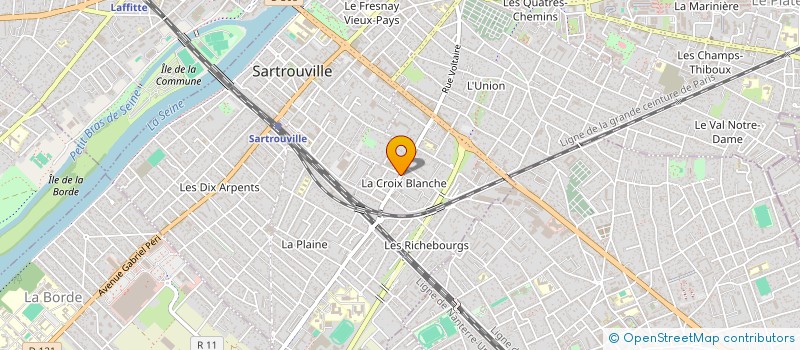 localisation de l'entreprise GRAINE DE BLE à SARTROUVILLE