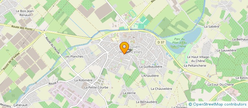 localisation de l'entreprise GRAINE DE CEDRE à SAINT-JULIEN-DE-CONCELLES