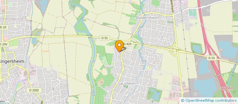 localisation de l'entreprise GRAINE DE COLIBRI  SAUSHEIM