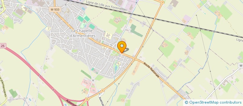 localisation de l'entreprise GRAINE DE DEMAIN à LA CHAPELLE-D'ARMENTIERES