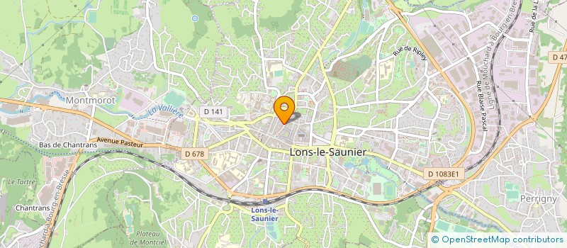 localisation de l'entreprise GRAINE DE FILLES à LONS-LE-SAUNIER