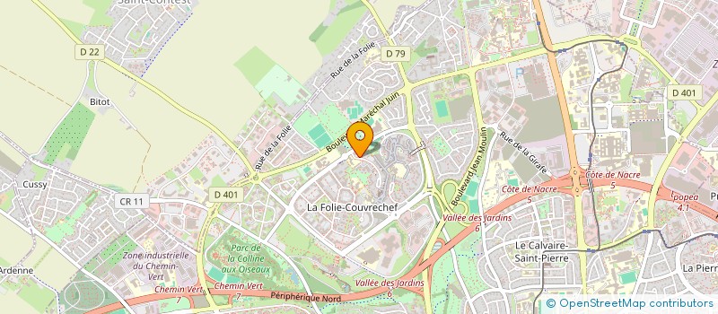 localisation de l'entreprise GRAINE DE FOLIE à CAEN