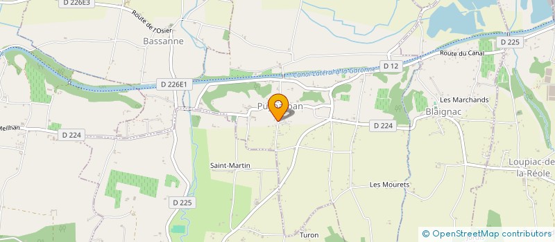 localisation de l'entreprise GRAINE DE GENIE  PUYBARBAN