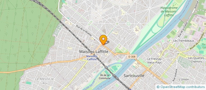 localisation de l'entreprise GRAINE DE GOURMANDISE  MAISONS-LAFFITTE