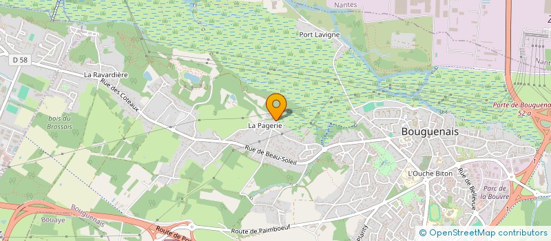 localisation de l'entreprise GRAINE DE MALICE à BOUGUENAIS
