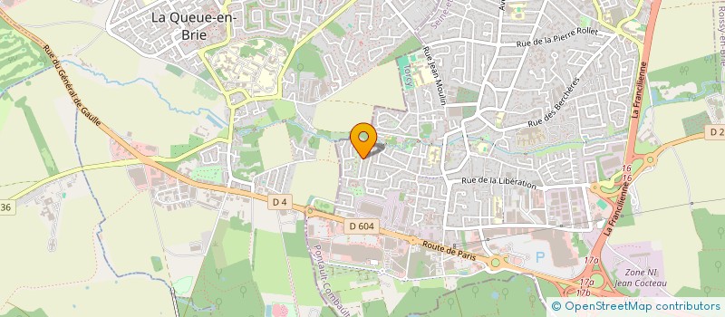 localisation de l'entreprise GRAINE DE MOUTARDE à PONTAULT-COMBAULT