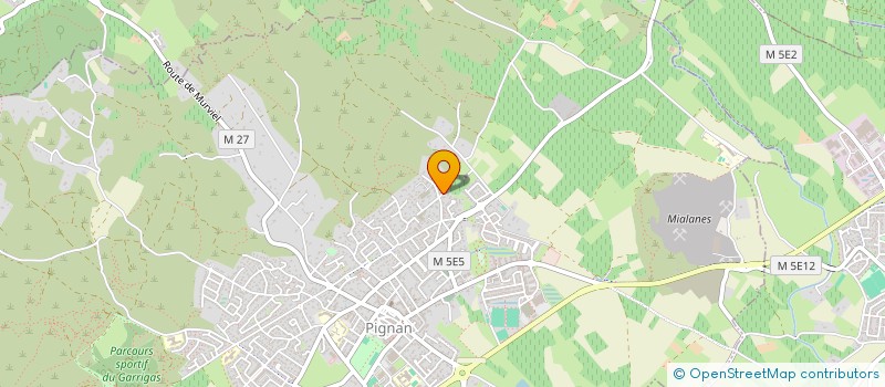 localisation de l'entreprise GRAINE DE PARTAGE  PIGNAN