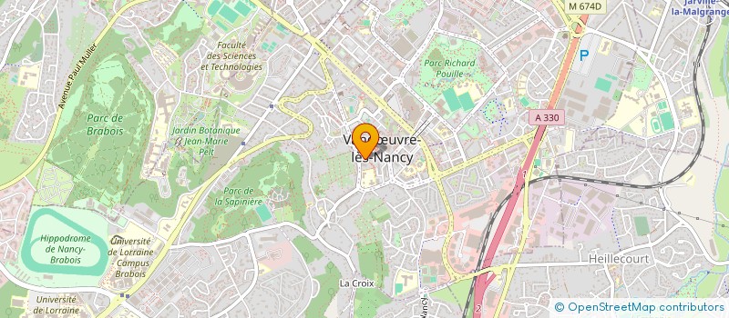 localisation de l'entreprise GRAINE DE SESAME à VANDŒUVRE-LES-NANCY