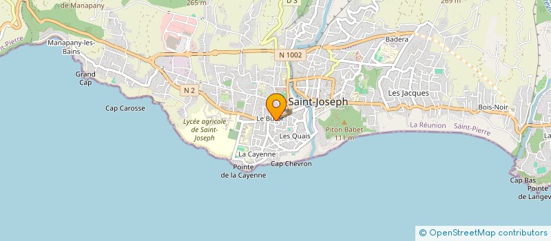 localisation de l'entreprise GRAINE DE SOII STRATEGIES DES OUVERTURES INTERNES ET INDIVIDUELLES à SAINT-JOSEPH