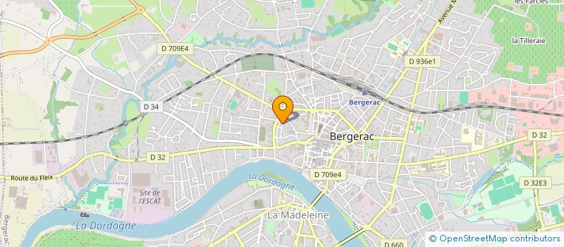 localisation de l'entreprise GRAINE DE YOGA à BERGERAC