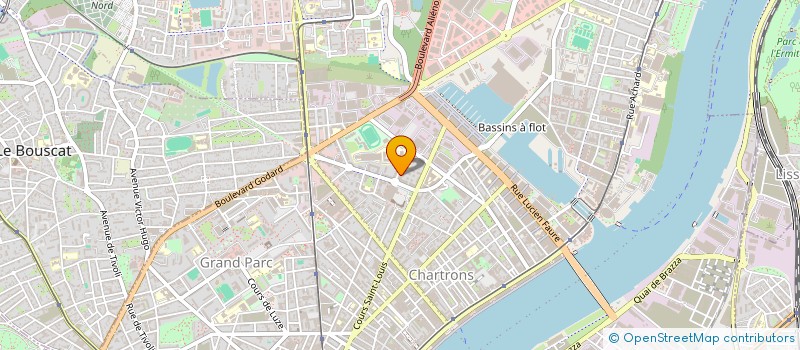 localisation de l'entreprise GRAINE JAUNE à BORDEAUX